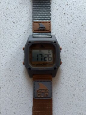 Freestyle Shark Clip Digital Watch in Gray and Brown